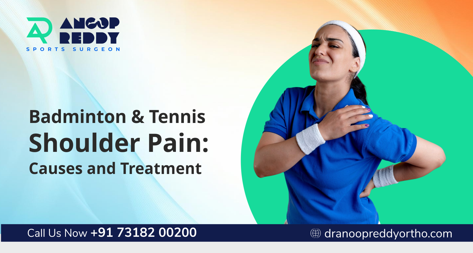 Persistent shoulder pain during smashes, serves, or overhead shots should be evaluated early to prevent long-term shoulder damage.