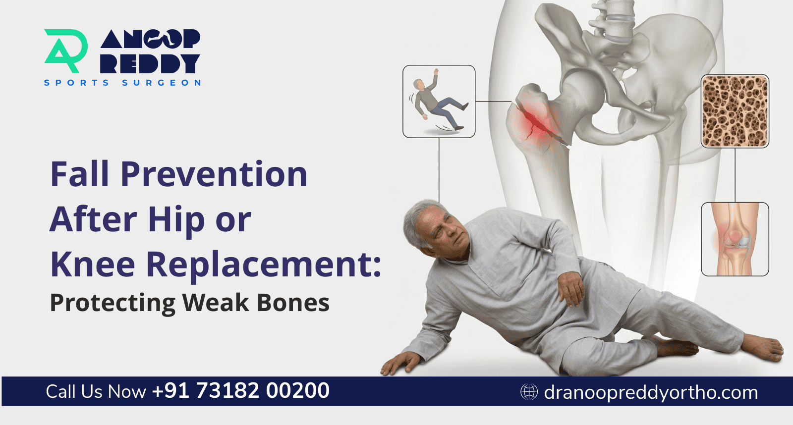 Fall Prevention After Hip or Knee Replacement: Protecting Weak Bones